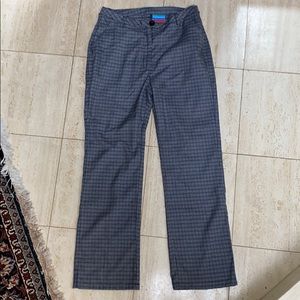 UNIF plaid flare pants